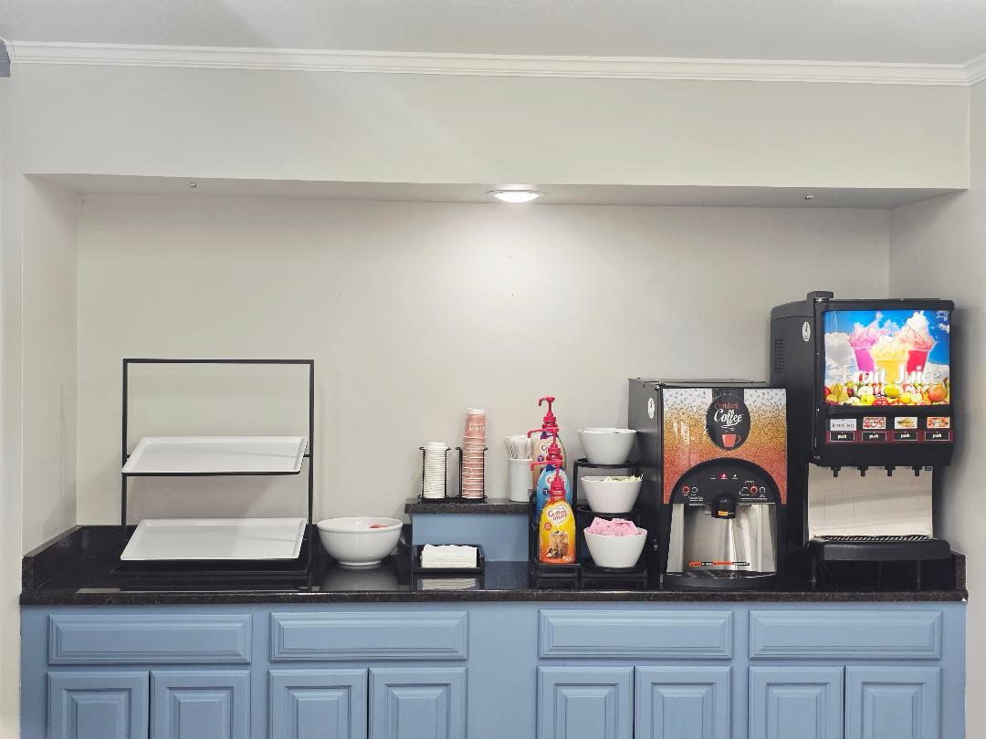 Coffee and breakfast counter at Briarstone Inn